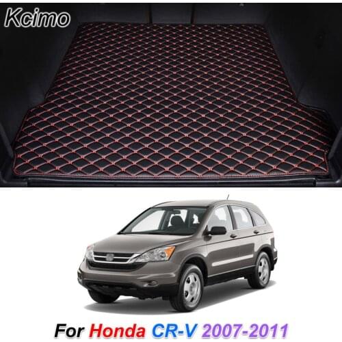 The Trunk Floor Leather Liner Car Trunk Mat Cargo Compartment Floor Carpet For Honda CR-V 2007-2011