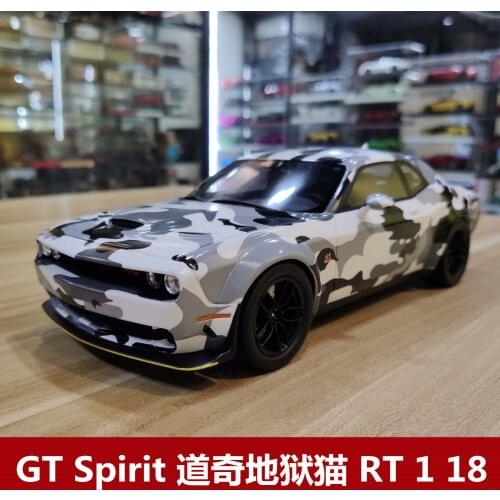 NEW GT Spirit 1:18 Dodge Challenger R/T Hellcat Camouflage coating Limited edition simulation resin vehicle model