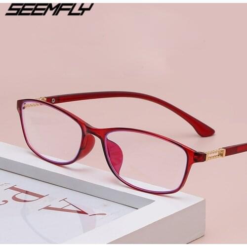 Seemfly Anti Blue Light Blocking Reading Glasses Women Presbyopic Eyeglasses Computer Goggle Unisex Eyewear +1.0 1.5 2.0 2.5 4.0