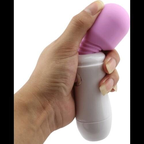 Rechargeable 10 Frequency Portable Bottle Cute AV Stick Vibrator Female Massager