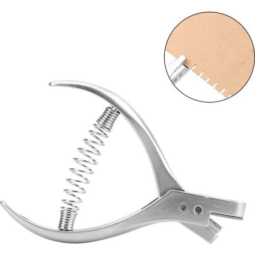 NICEYARD 1PC Long-nose Pliers Pattern Notchers Steel Sewing Pliers High Quality Shear Proofing Pliers Punch Marker Hand Tools