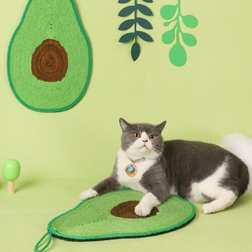 Avocado Cat Scratch Pad Sisal Claw Grinding Device Wear-resistant and Non-dandruff Pet Products Protection Sofa Cat Toy
