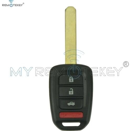 Remtekey Remote head key 313.8 Mhz HON66 4 button MLBHLIK6-1T for Honda Accord LX Sport Civic CRV 2013 2014 2015