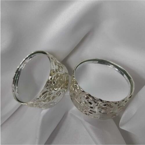 Ring Riser Silver Colorful Mirrored Ring Risers Promise Desk Engagement Tray Accessories wedding bride mariage хна henna