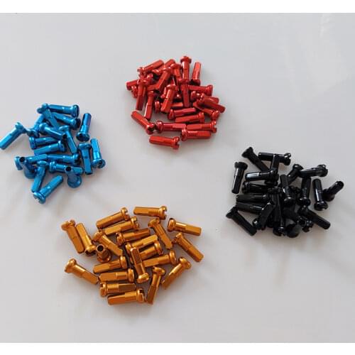 Cn spoke nipple 2.0*14MM aluminum alloy spoke nipple aluminum 14G