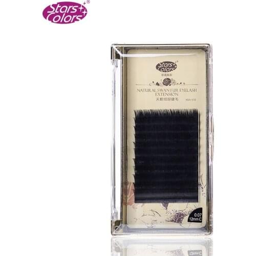 Hot sale Natrual 0.07mm J/C Curl Super Soft Silk Lashes Camellia eye lash faux mink Eyelashes Volume Eye lash Extension lashes