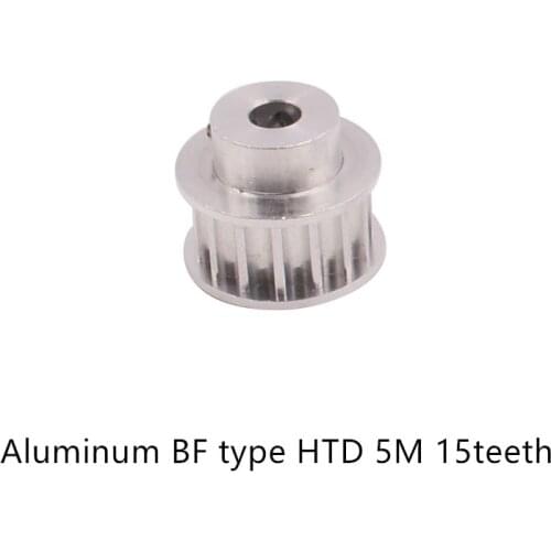 BF type 15 teeth 5M Timing Pulley Bore 6.35mm for HTD 10mm belt used in linear pulley 15Teeth 15T
