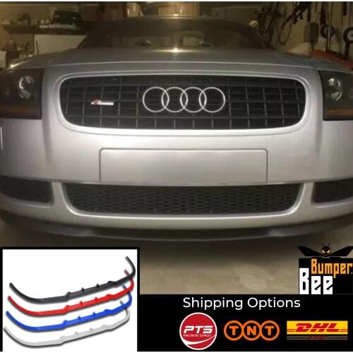 For AUDI TT MK1 CUPRA R FRONT SPOILER BUMPER LIP Euro Spoiler Lip Universal 3 pcs Body Kit