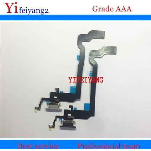 50pcs YIFEIYANG 100% NEW Charger Charging Port Dock USB Connector Flex Cable Headphone Audio Jack Ribbon For iPhone X