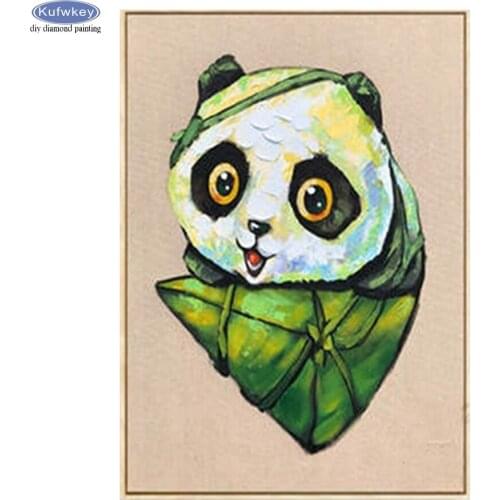 5D Diy Diamond Painting Cute Animal panda Full Square Diamond Embroidery Rhinestones Home Decor Needlework Mosaic Craft New