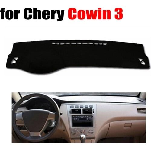 FUWAYDA Car dashboard cover mat for Chery COWIN 3 all the years Left hand drive dashmat pad desk pad car dashboard accessories