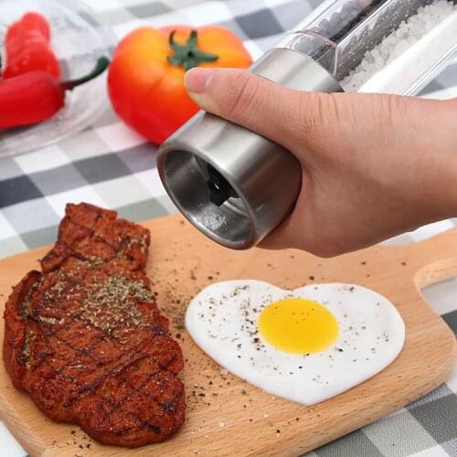 Electric Stainless Steel Electric Salt Pepper Mill Spice Grinder Muller Kitchen Tool shaker stainless steel