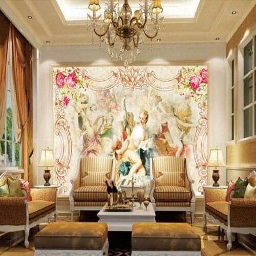 Photo wallpaper Fashion beautiful European style wallpaper modern elegant warm living room bedroom wallpaper mural