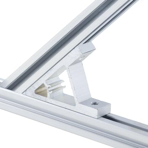Hot adapting 45 degree inscribed corner bracket angle connector EU standard 20/30/40/45/50/60/80 series Aluminum Profile parts