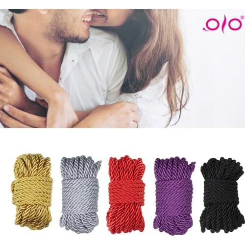 OLO 10m Cotton Rope Female Adult Sex products Slaves BDSM Bondage Soft Cotton Rope Adult Games Binding Rope Role-Playing Sex Toy