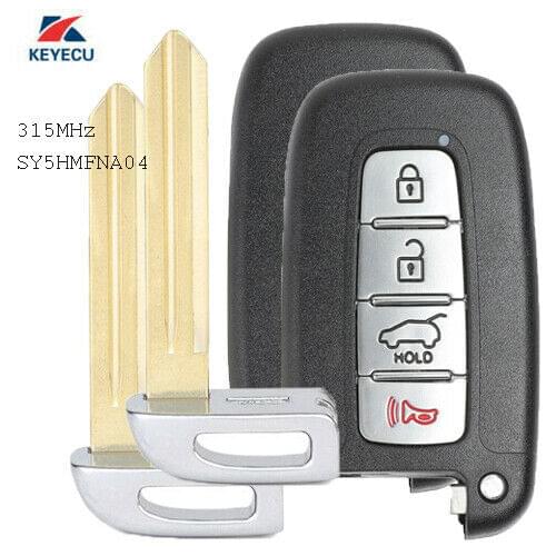 Keyecu Replacement Remote Key Fob 315MHz ID46 for Hyundai Kia 2011-2013 - SY5HMFNA04