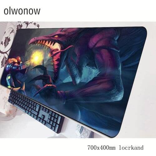 Metroid mousepad 700x400x3mm gaming mouse pad big gamer mat Birthday computer desk padmouse keyboard Domineering play mats