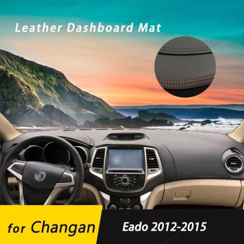 For Changan Eado 2012-2015 Leather Anti-Slip Mat Dashboard Cover Pad Sunshade Dashmat Protect Carpet Accessories