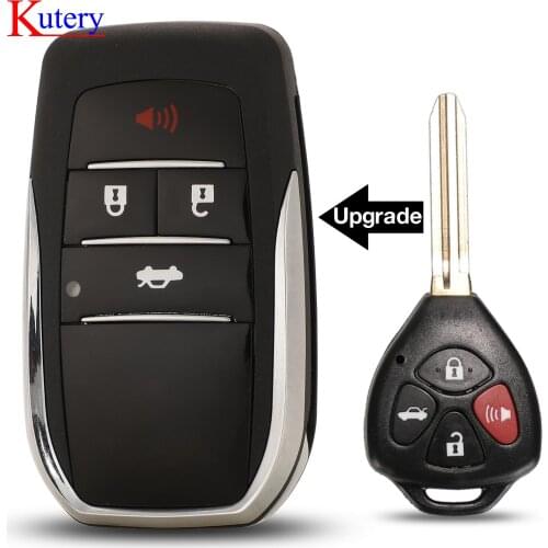 Kutery modified upgrade For Toyota Corolla Avalon Camry Reiz RAV4 Crown Venza Matrix Blank 4 Button Remote Car Key Case