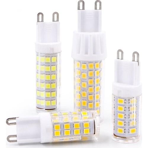 G9 Lamp Bulb DC 220V 230V 240V 5W 7W 9W 11W 2835 High Quality Ceramic LED Light Bulb replace Halogen G9 for Chandelier