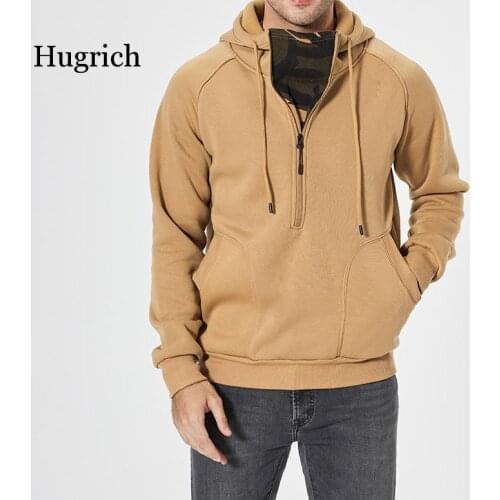 Zipper Hoodie Men Winter Fleece Man Sweatshirt Casual Hooded Warm Hoody 2020 Men Streetwear Camouflage Pullovers Hoodie Clothing
