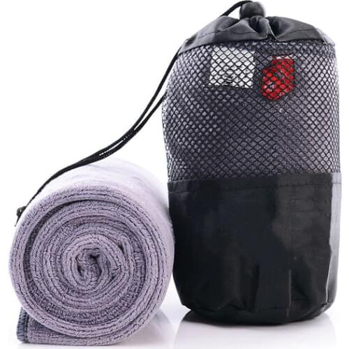 2018 New Black Microfibre Towel Outdoor Sports Camping Travel Towels Portable Quick-drying Yoga Gym Sport Towel Popular Beauty