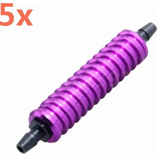 Wholesale 5Pcs/Lot HSP Fuel Tank Air Cooler Back Pressure for 1/8 Model RC HSP Nitro Engine Savage Revo Buggy 80119 Nitro Car