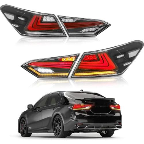 Sequential Turning Signal For Camry taillights Plug And Play DRL Running+Fog+Parking Lights For Toyota Camry 2018-UP Taillights
