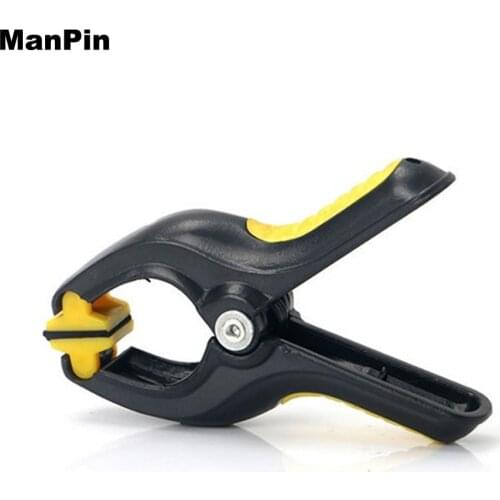 Mobile Phone Repair Plastic Screen Fastening Clamp with Rubber Pad Adjustable Fixture Clip Cell Tablet LCD Display Replace Tools
