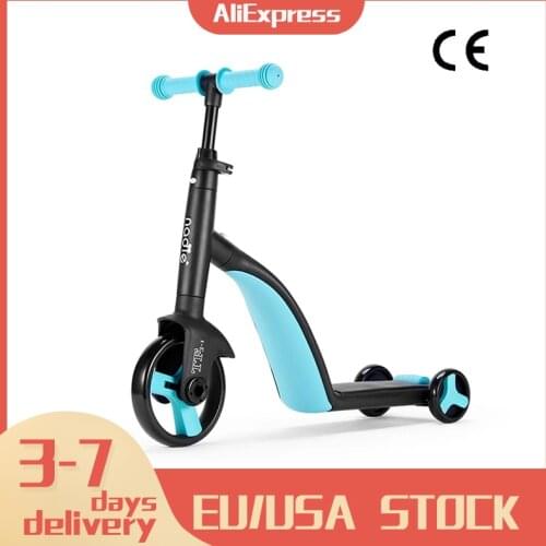 Baby Scooter Tricycle Baby 3 In 1 Balance Bike Balance Car Ride On Toys Kids Christmas gifts High Quality Tricycle