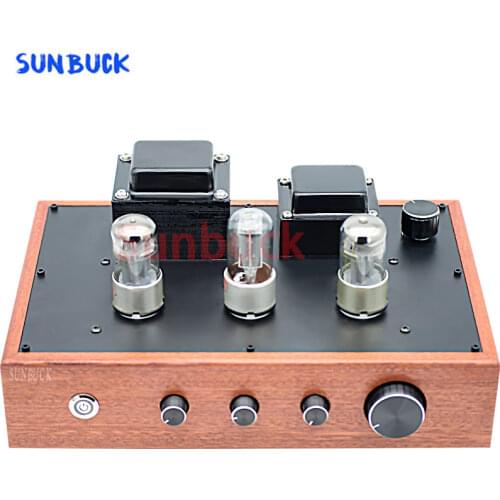 Sunbuck Tube Preamp 6N8P Tube preamplifier 6Z5P electronic tube rectifier 6N8P Tube Preamplifier HIFI Power Amplifier Audio