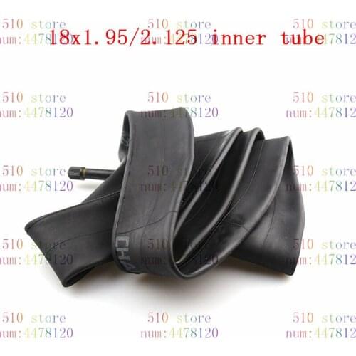 High-quality 18x1.95 / 2.125 butyl inner tube with a Straight Valve fits for Electric scooter childrens bicycle folding bicycle