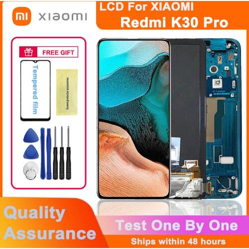 6.67" Original AMOLED LCD Display for Xiaomi Redmi K30 Pro LCD touch screen digitizer assembly For Xiaomi Poco F2 Pro Display