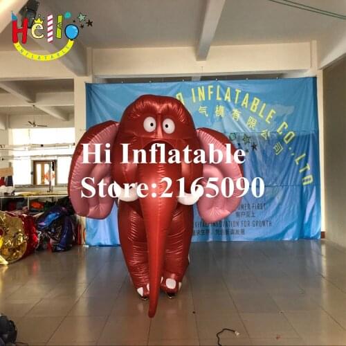 3 m high inflatable advertising walking elephant mascot costume