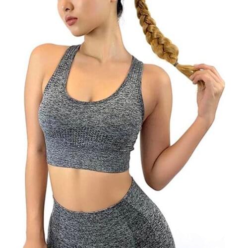 Seamless Women Fitness Sports Bras Push Up Running Workout Yoga Bra Crop Tops Fitness Bra Yoga Bra Fitness Underwear