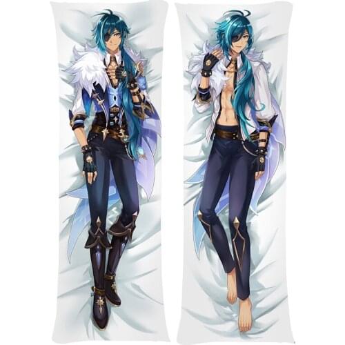 Genshin Impact Kaeya Cosplay Pillowcase Dakimakura Anime body pillow Case Hugging Body Case 3D Cool Male Otaku Pillow Cover
