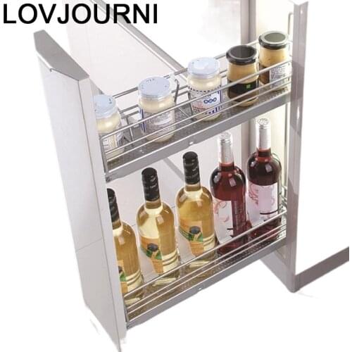 Colgar En La Ducha Pantry Organizador Stainless Steel Cocina Organizer Cozinha Kitchen Cabinet Cestas Para Organizar Basket