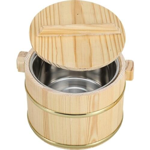 Decorative Beer Bar Photography Props Kegs Wooden Eater Wooden Barrels Hotels Decoration Rice Bucket Tableware NJ72110