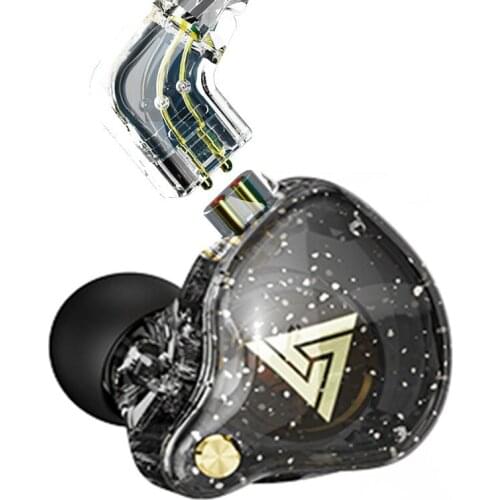 QKZ AK6 Pro 1DD Dynamic Earphones HIFI Bass Earbuds In Ear Monitor Headphones Sport Noise Cancelling Headset For ZSTX EDX ST1