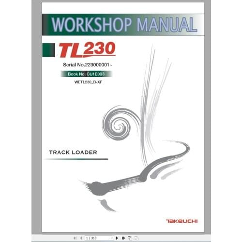 For Takeuchi Multilanguage Workshop Manual, Part Manual, Operator Manual2019