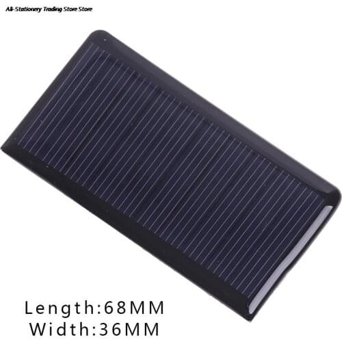 Hot Koop Zonnepaneel 5V Mini Zonnestelsel Diy Voor Batterij Mobiele Telefoon Opladers Draagbare Zonnecel 68*36Mm