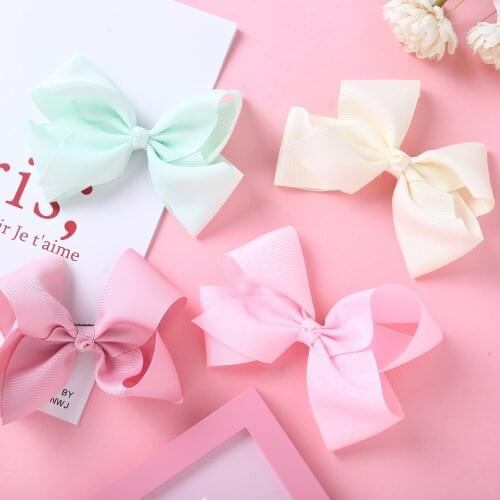 Sweet Bownot Baby Hairpin Woman Newborn Hairclip Lovely Kid Headwear 2020 Baby Girl Hair Accessories Great Gift For Children
