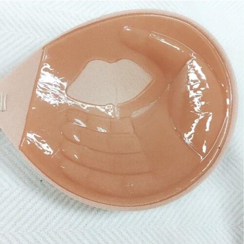 Reusable Strapless Adhesive Bra Lips Print Backless Silicone Invisible Sticky Bra - Available in Beige and Black