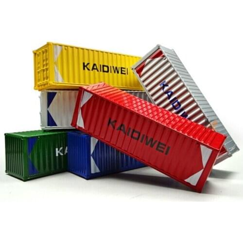 50 Scale Train Model Container Ships Metal Freight Car Modeling For Diorama Railway Scene Kits Toy
