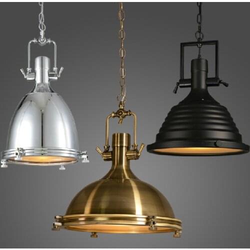 Nordic chain chandelier iron industrial lamp chinese chandelier light fixtures 110-240V Gifts For New Year