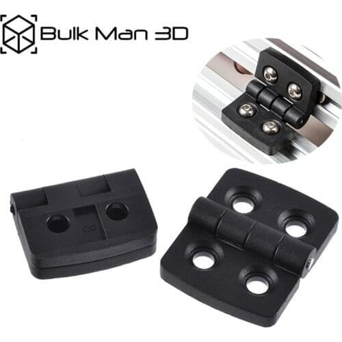 10pcs/Lot Plastic Hinge Polyacetal Detent Hinge with Holes for V-Slot and other 2020 Aluminum Extrusions