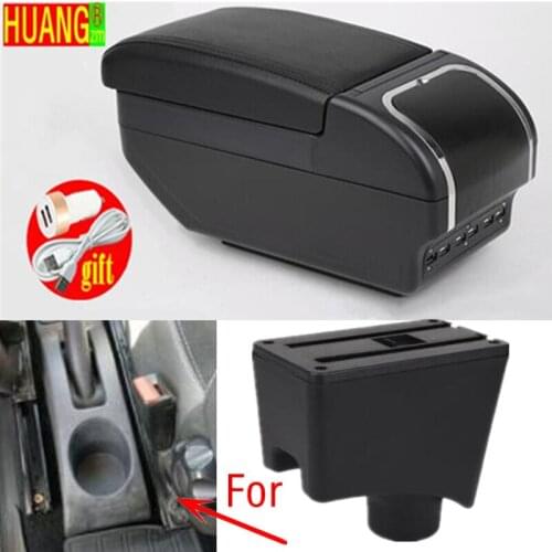 For Renault Sandero Armrest For Lada LARGUS Car Armrest box 2013-2014 Center Storage box car accessories Interior USB