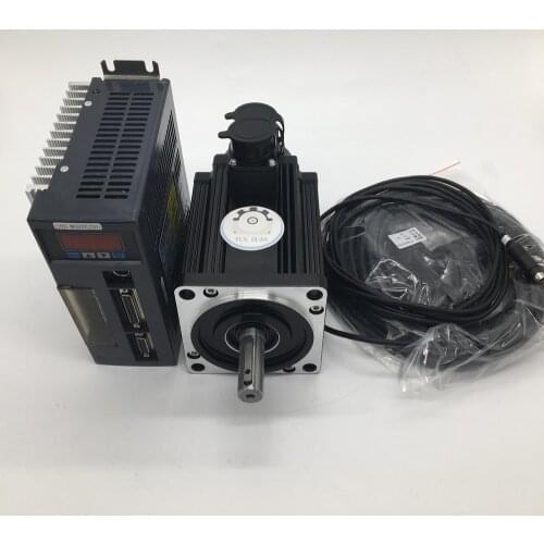 1.8KW AC Servo Motor Drive NEMA42 110mm Flange 6Nm 220V 3000R/Min Kits CNC Constant Torque MODbus RS485 RS232 w/2Year Warranty