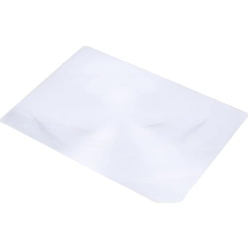 Portale 3X Magnification Magnifier XL Full Page Magnifying Sheet Fresnel Lens For Reading Newspaper Document
