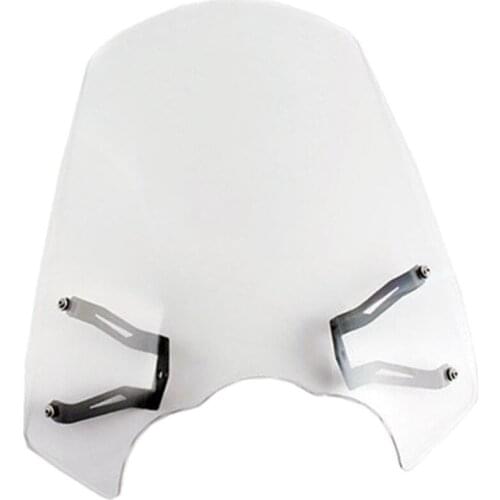 Windshield Wind Shield w/ Bracket for Kawasaki Vulcan S 650 2015-2018 Motorcycle (Smoke/Clear)